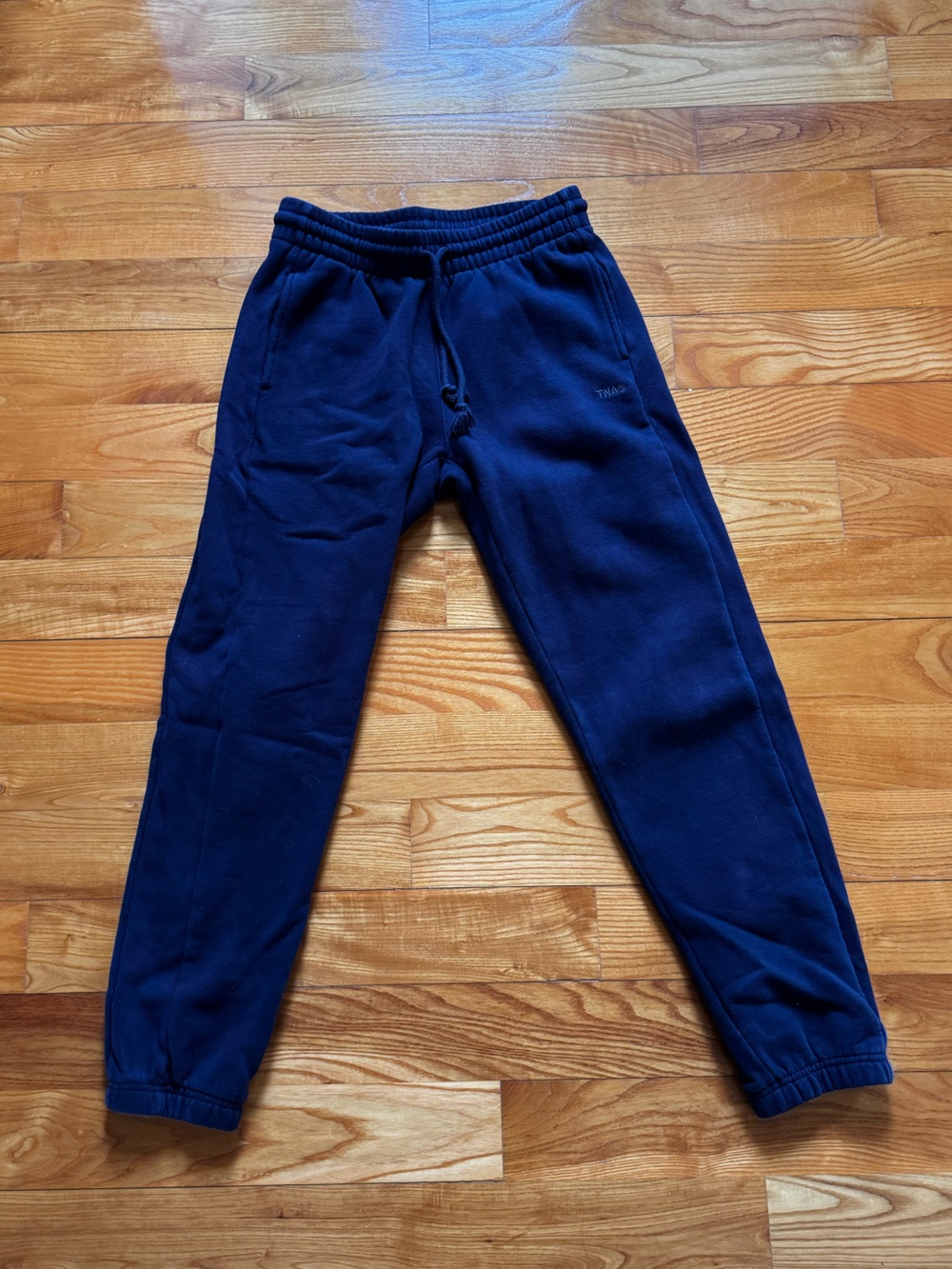 Aritzia TNA Sweatfleece Matching Set Navy | Boyfriend Hoodie + Joggers | XS - Picture 6 of 10
